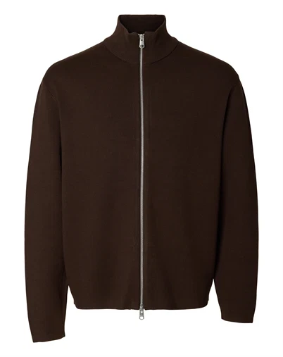 Selected - SLHTeller Relaxed Zip Cardigan - Delicioso